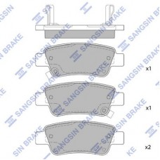 SP1568 Hi-Q Комплект гальмівних колодок дисковий гальм