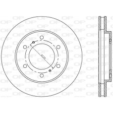 BDR2414.20 OPEN PARTS Гальмівний диск