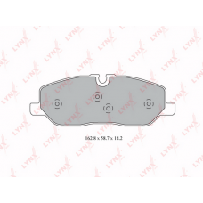 BD-5003 LYNXauto Комплект гальмівних колодок дисковий гальм