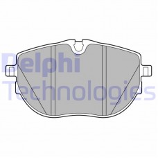 LP3651 DELPHI Комплект гальмівних колодок дисковий гальм