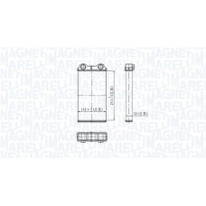 350218439000 MAGNETI MARELLI Теплообмінник обігрів салону