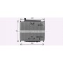 AU2344 AVA QUALITY COOLING Радіатор охолодження двигуна