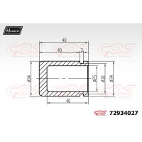 72934027 MAXTECH Поршень корпус скоби гальма