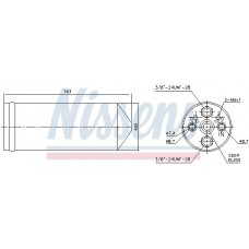 95523 NISSENS Осушувач кондиціонера