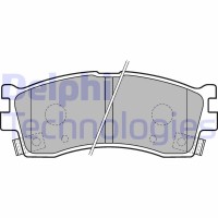 LP1702 DELPHI Комплект гальмівних колодок дисковий гальм