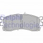 LP1702 DELPHI Комплект гальмівних колодок дисковий гальм