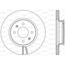 BDA2601.20 OPEN PARTS Гальмівний диск