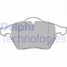 LP1407 DELPHI Комплект гальмівних колодок дисковий гальм