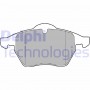 LP1407 DELPHI Комплект гальмівних колодок дисковий гальм