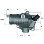 TI 28 92 MAHLE Термостат охолоджувальна рідина