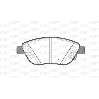 BPA0859.32 OPEN PARTS КомплеК т гальмівних колодок, дискове гальмо