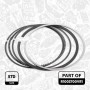 R1003700VR1 ET ENGINETEAM Комплект поршневих кілець