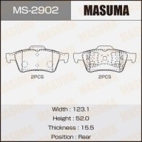 MS-2902 MASUMA Комплект гальмівних колодок