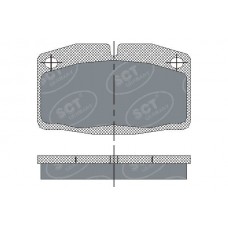 SP 105 PR SCT - MANNOL КомплеК т гальмівних колодок, дискове гальмо