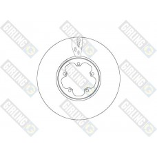 6067525 GIRLING Гальмівний диск