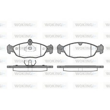 P2933.20 WOKING Комплект гальмівних колодок дисковий гальм