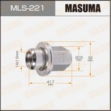 MLS221 MASUMA Гайка кріплення колеса