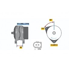 0 124 515 058 BOSCH Генератор