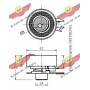 03.80665 AUTOKIT Натяжний ролик ремінь ГРМ