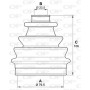 SJK7048.00 OPEN PARTS Комплект пыльника, Привідний вал