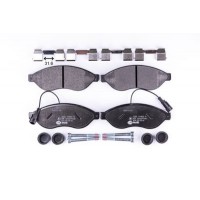 8DB 355 020-661 HELLA PAGID Комплект гальмівних колодок дисковий гальм