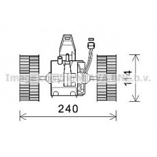 BW8491 AVA QUALITY COOLING Вентилятор салону
