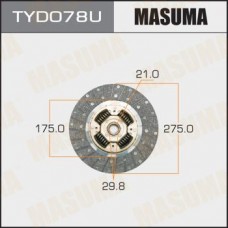 TYD078U MASUMA Диск зчеплення