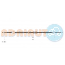 01.0223 ADRIAUTO Тросик, cтояночный тормоз