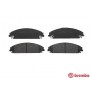 P 11 017 BREMBO Комплект гальмівних колодок дисковий гальм