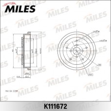 K111672 MILES Гальмівний барабан