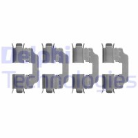LX0537 DELPHI Комплектуючі колодки дискового гальма