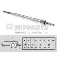 N5715017 NIPPARTS Свічка розжарювання