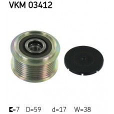 VKM 03412 SKF Механізм вільного ходу генератора