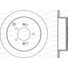 BDA2174.10 OPEN PARTS Гальмівний диск