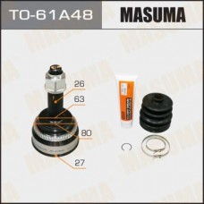 TO-61A48 MASUMA Шарнирный комплект, Привідний вал