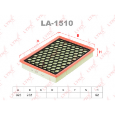 LA-1510 LYNXauto Повітряний фільтр
