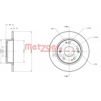 6110302 METZGER Гальмівний диск