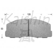 FK6017 KAISHIN Комплект гальмівних колодок дисковий гальм