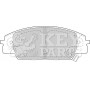 KBP1742 KEY PARTS КомплеК т гальмівних колодок, дискове гальмо