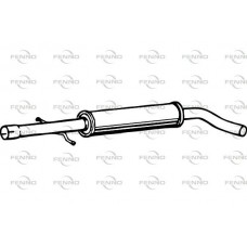 P1236 FENNO Середній глушник вихлопних газів