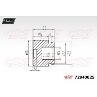 72940025 MAXTECH Поршень корпус скоби гальма