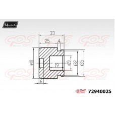 72940025 MAXTECH Поршень корпус скоби гальма