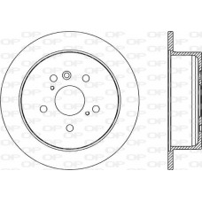 BDR2049.10 OPEN PARTS Гальмівний диск