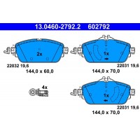 13.0460-2792.2 ATE КомплеК т гальмівних колодок, дискове гальмо