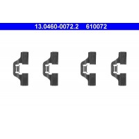 13.0460-0072.2 ATE Комплектуючі колодки дискового гальма
