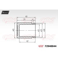 72940044 MAXTECH Поршень корпус скоби гальма