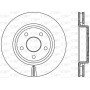 BDR2445.20 OPEN PARTS Гальмівний диск