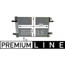AC 886 000P MAHLE Конденсатор кондиціонера