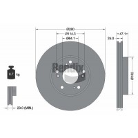 BDS2100 BENDIX Braking Гальмівний диск
