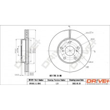 DP1010.11.0541 Dr!ve+ Гальмівний диск